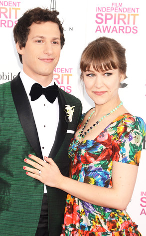 Andy Samberg, Joanna Newsom, 2013 Film Independent Spirit Awards Andy Samberg, Joanna Newsom, 2013 Film Independent Spirit Awards